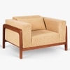 Joy Multicolor One Seater Sofa in Multicolor Finish