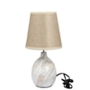 Marble Print Table Lamp Beige Sophisticated Design