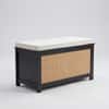 Canora Solid Mango Wood Storage Trunk Black