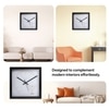 Aries Zodiac Wood Wall Clock with Minimal White Dial