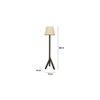 Trinca Beige Jute Floor Lamp with Beige Jute Base