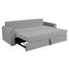 Clevam 3 Seater Pull Out Sofa cum Bed  in Grey Colour