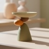 Modern Abstract Pebble Balance Sculpture Artistic Stone Stack Showpiece