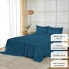 Threads Silky Touch Premium Super King Size Flat Bedsheet 274 x 274 cms