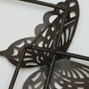W-Linus Abstract Metal Wall Decor in Gold Set of 1