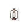 January Multicolor Metal Wall Mounted Lantern Lamp