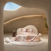 Stoa Paris 300TC UltrSatin Super King Bedsheet with 2 Pillow Covers Satin Super Champagne Gold