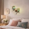 Devansh Metal Electric Wall Light in Gold Colour with Multi Shade Count of 2 Lights