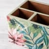 Elysian Tropical MDF Enamel Cutlery Holder Green