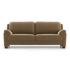 Farina Luxe 3 Seater Fabric Sofa in Fawn Velvet Colour