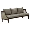 Colen 3 Seater Seater Wooden Sofa in Grey Fabric
