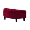 Replon 2 Ottoman with Storage Color in Maroon