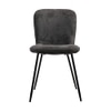 Pine Fabric Dining Chair in Grey Colour