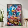 The Castle Decor Luxury Duck Character Wall Art Framed Painting 20x30 Inch