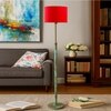 Devansh Wood & Metal Floor Lamp