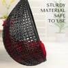 Premium Egg Single Seater 6 Star Swing Chair Red