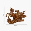 VEDAS Polyresin  Figurine in Brown Colour