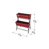 VegTrug Poppy Two Tier Ladder Planter with Blue Liner
