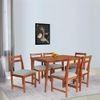 maira solid wood  6 seater Dining table in  Provincial Teak
