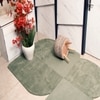 Vika Wool Round Carpets Hand Tufted in White Colour