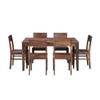 Heritage Sheesham Wood 6 Seater Dining Set In Provincial Teak Finish