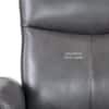Venezia One Seater Motorized Leather Recliner in Smoke Grey Colour