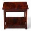 Camden Sheesham Wood Contemporary Square Coffee Table In Honey Finish