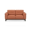 Colby 2 Seater Fabric Sofa In Saddle Tan Colour