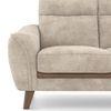 Ronan 3 Seater Fabric Sofa In Beige Colour