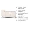 Hexa Red Engineered Wood Shoe Rack in Frosty White Colour