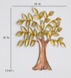 Reva Abstract Metal Wall Decor in Multicolor Set of 1