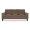 Apollo Neo 3 Seater Fabric Sofa in Mocha Brown Colour (Back Height : Regular, Cushion Type : Soft)