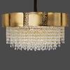 Ellie Gold Metal 12 Light Crystal Chandelier