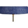 Blue Jute with Metal Gold Table Lamp
