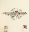 W-ABSTRACT Abstract Metal Wall Decor in Multicolor Set of 1