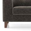 Verona Premium 1 Seater Fabric Sofa in Smoke Colour