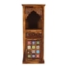 Jidi Sheesham Wood  Prayer Unit in Teak Finish