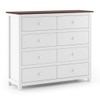 Evelyn Chest Of Eight Drawers Finish White