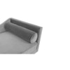 Kawa Velvet Chaise Launger in Grey Colour