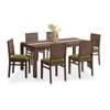 Atlas Crest Storage Solid Wood 6 Seater Dining Table In With Atlas Dining chairs