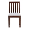 Aura 4 Seater Dining Set with Cushioned Chairs in Ice Blue Colour