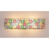 Iker Multicolour Glass Wall Light