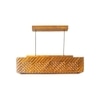 Oblique 36 Centrum Brown Wooden 3 Series Hanging Lamp