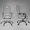 Kepler Brooks Italia Premium Leatherette Office Desk Chair in Off White Colour