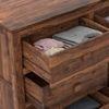 Magellan Solid Wood Chest of 6 Drawers in Teak Finish