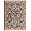 Multicolor Traditional Machine Made Polyester 5 X 7 Feet Carpet