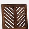 Alaca Sheesham Wood Dining Chairs in Rustic Teak Finish Set of 2