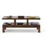 Allen Sheesham Wood TV Entertainment Unit in Mahogany Finish