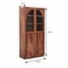 Uranus Solid Wood Bookshelf in Natural