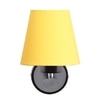 Devansh Metal Electric Wall Light in Yellow Colour with Yellow Shade Count of 1 Light